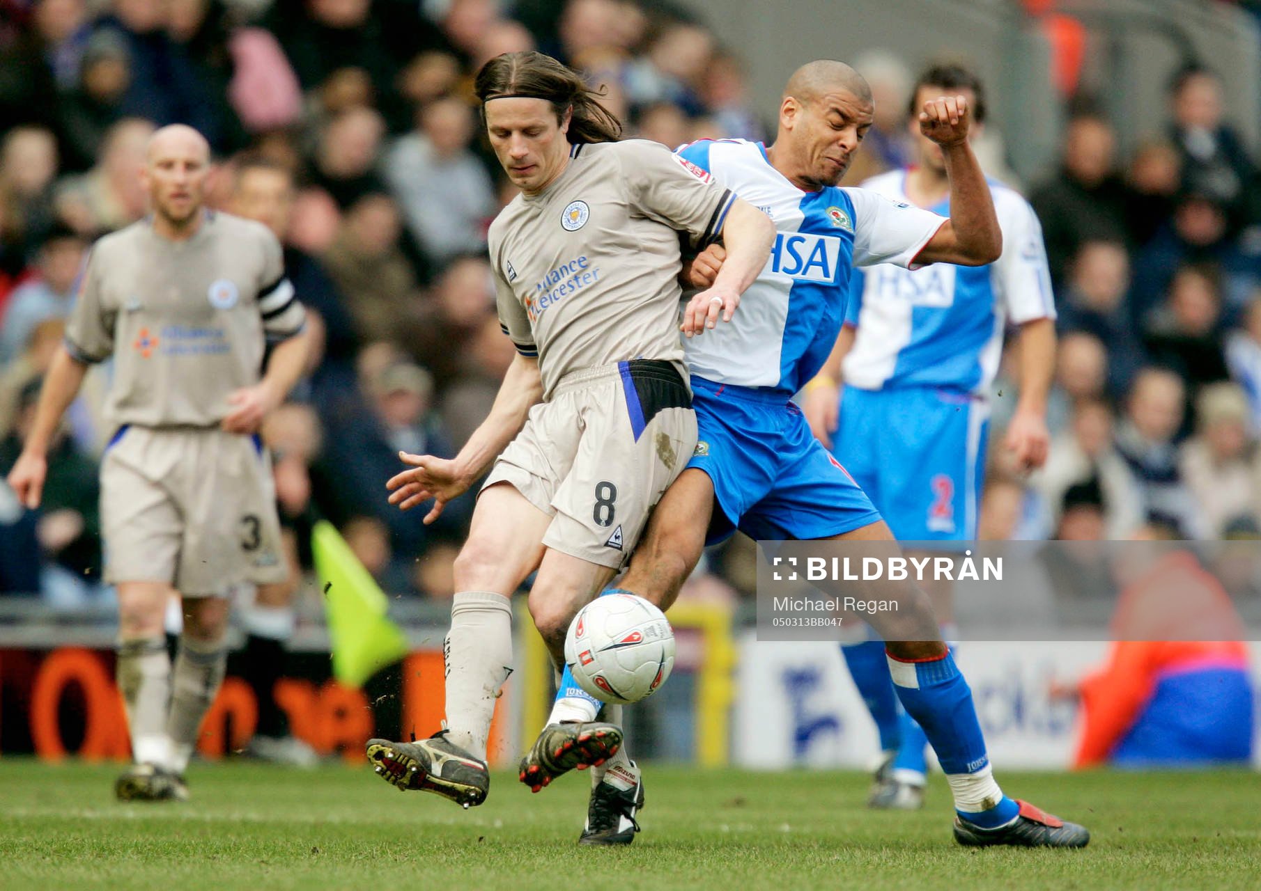 Blackburns Steven Reid mot Lilian Nalis, Leicester