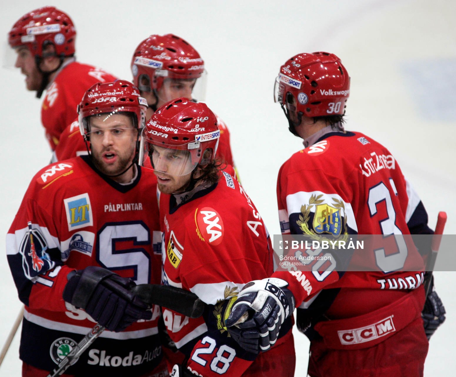 Robert Döme och Mikael Samuelsson, Södertälje, jubel