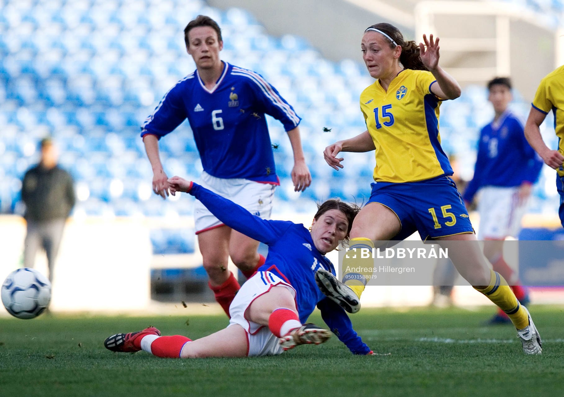  Therese Sjögran, Sverige och Camille Abily, Frankrike