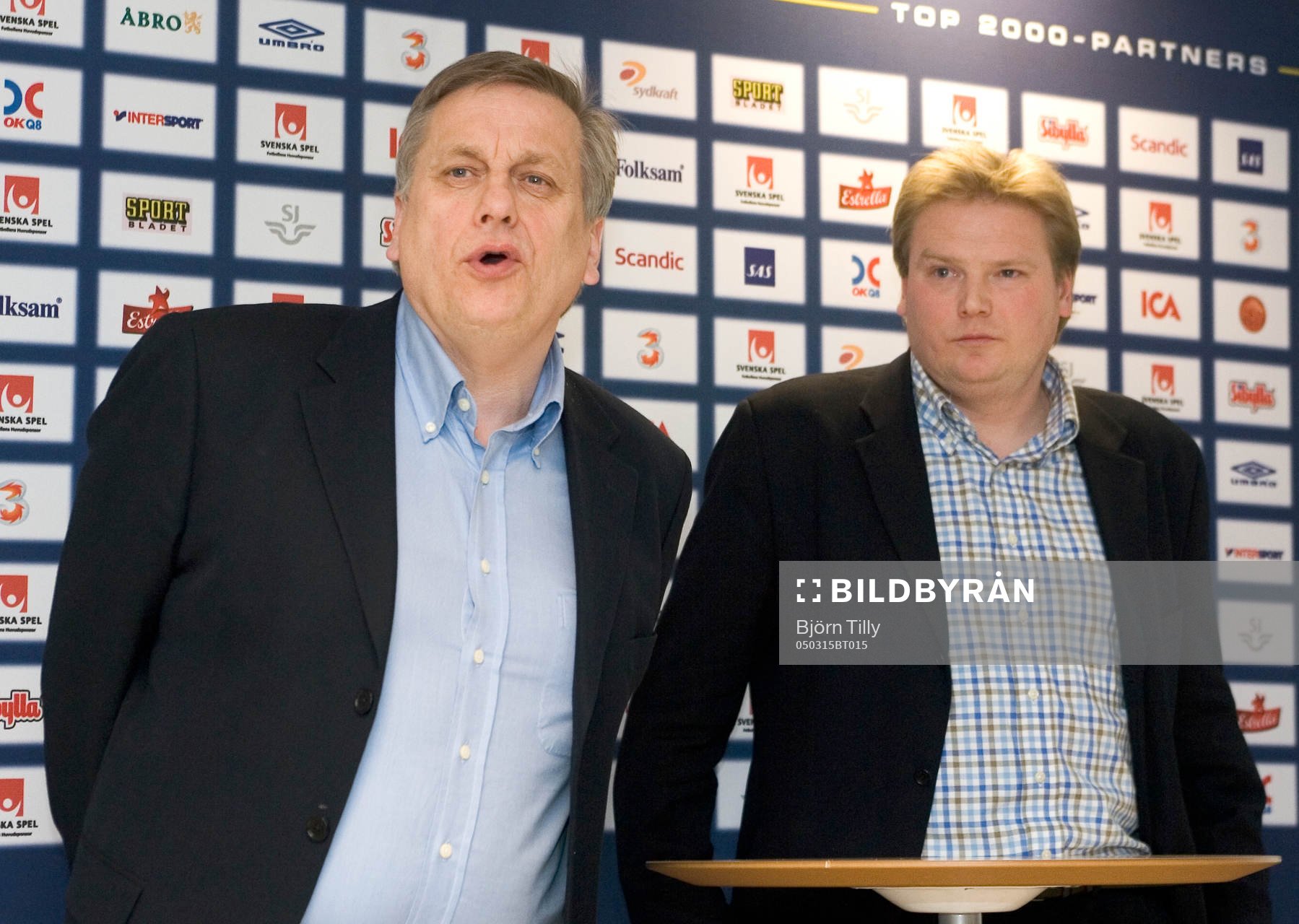 Tommy Söderberg, förbundskapten och Jörgen Lennartsson,