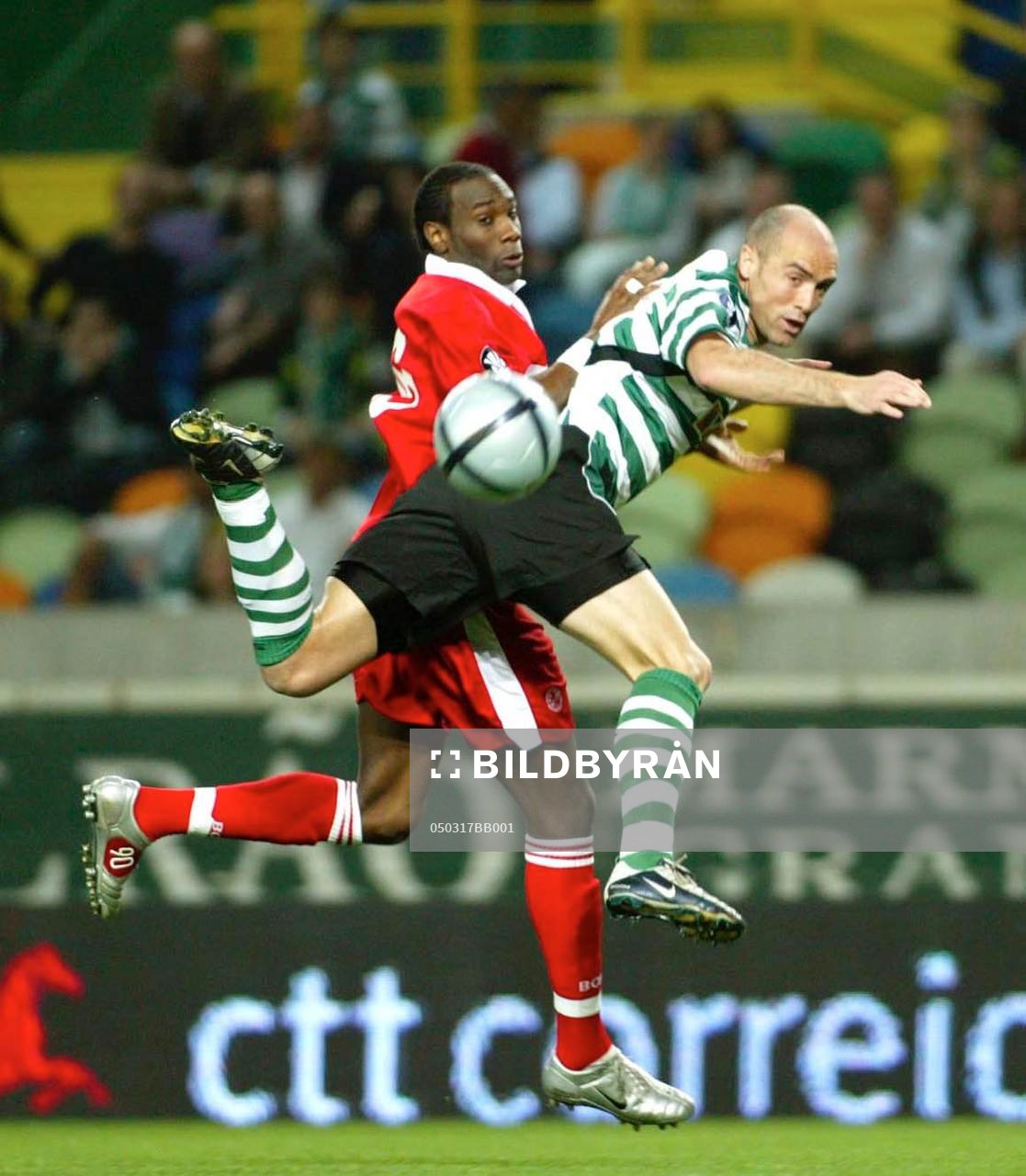 Fotboll, Sporting Lissabon - Middlesbrough, UEFA Cup,