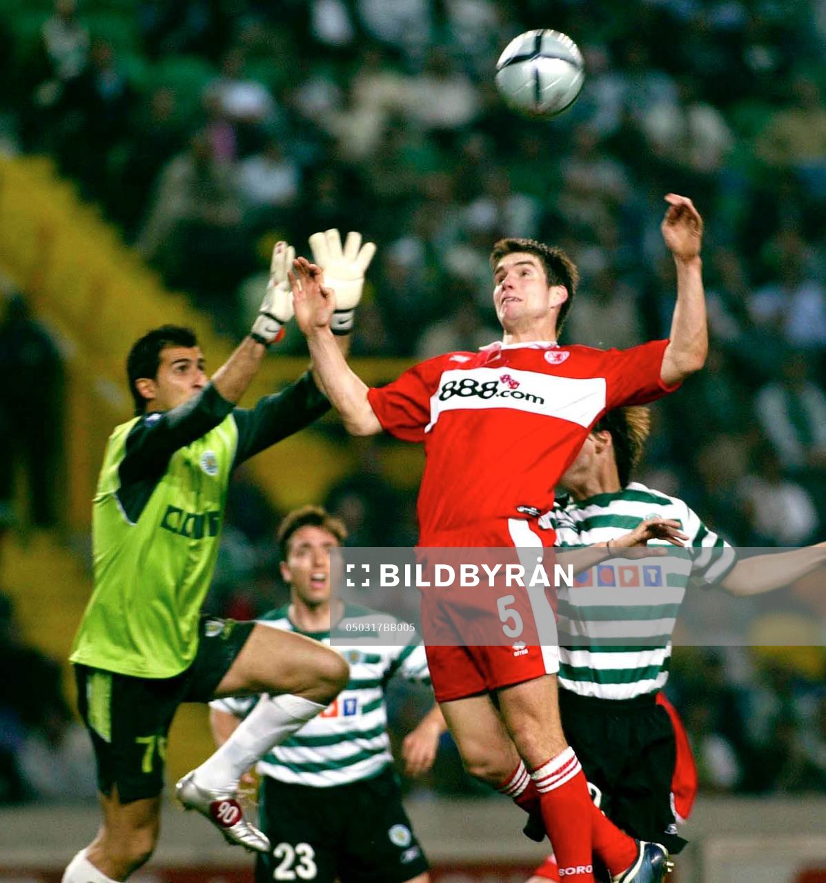 Fotboll, Sporting Lissabon - Middlesbrough, UEFA Cup, Chris