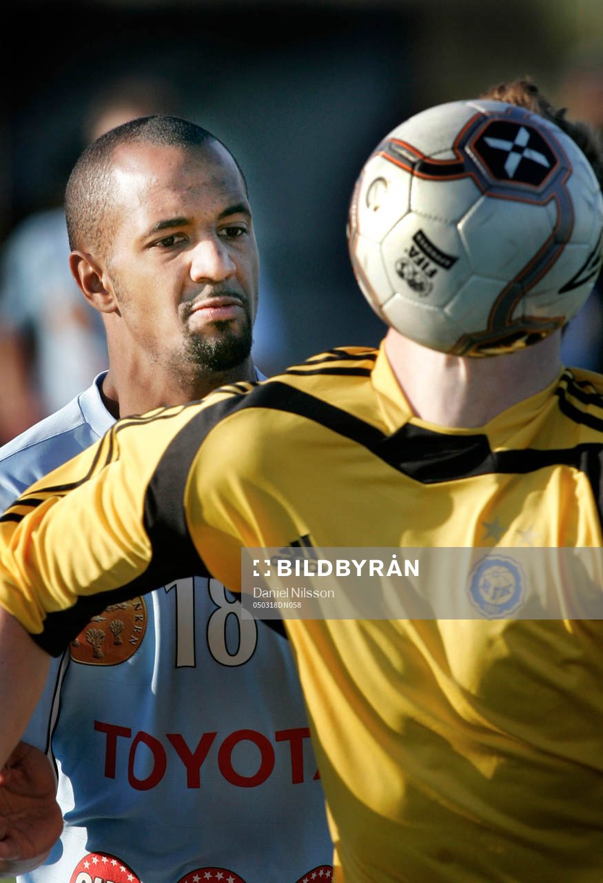Fotboll, Träningsläger, Gefle - HJK Helsinki.  Antou