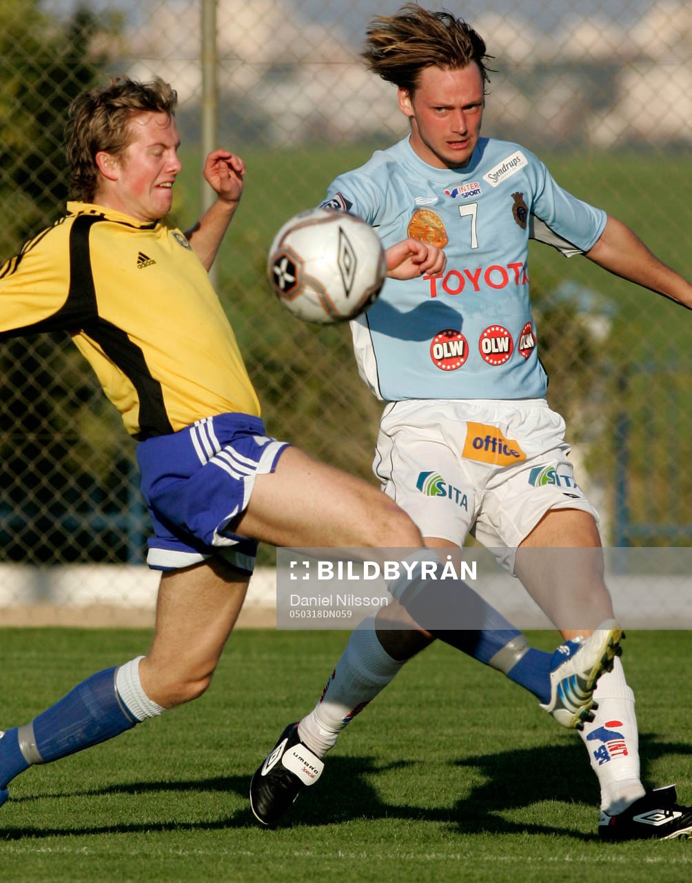 Fotboll, Träningsläger, Gefle - HJK Helsinki.  Patrik