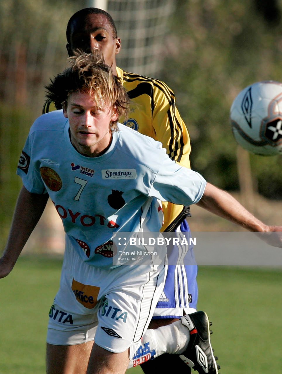 Fotboll, Träningsläger, Gefle - HJK Helsinki.  Patrik