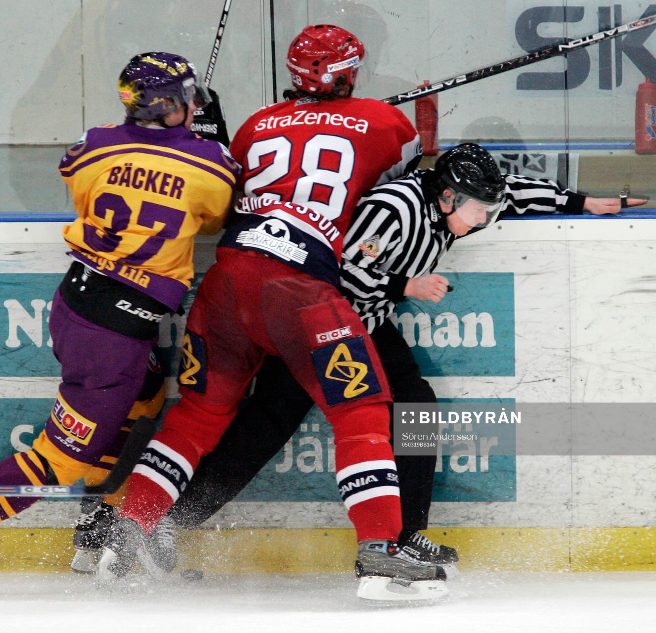 Pär Bäcker, Färjestad och Mikael Samuelsson,