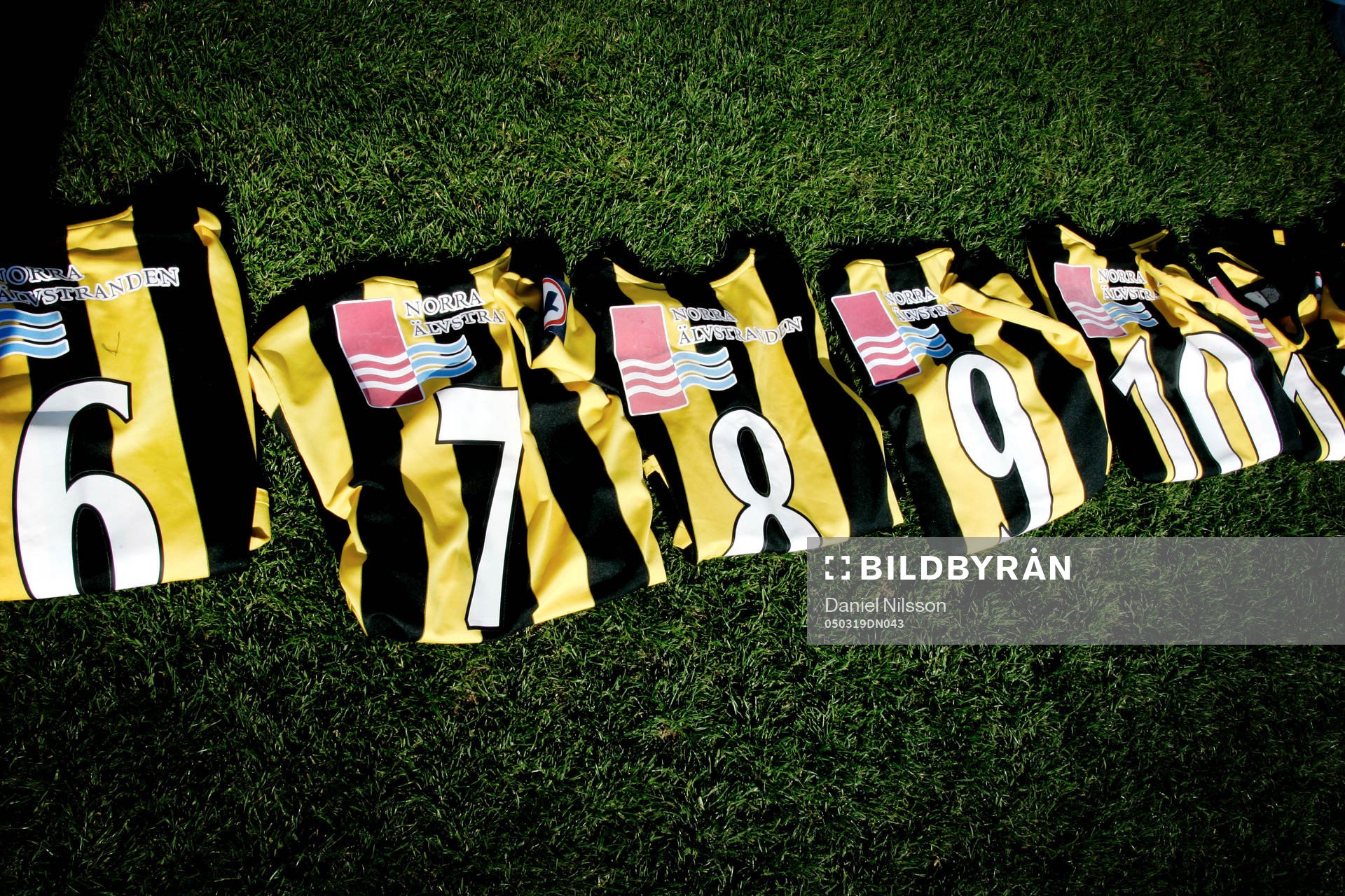 Fotboll, Träningsläger Cypern, Häcken, tröjor,