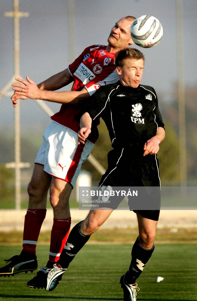 Fotboll, Träningsläger, Kalmar - Haka. Tobias Carlsson,
