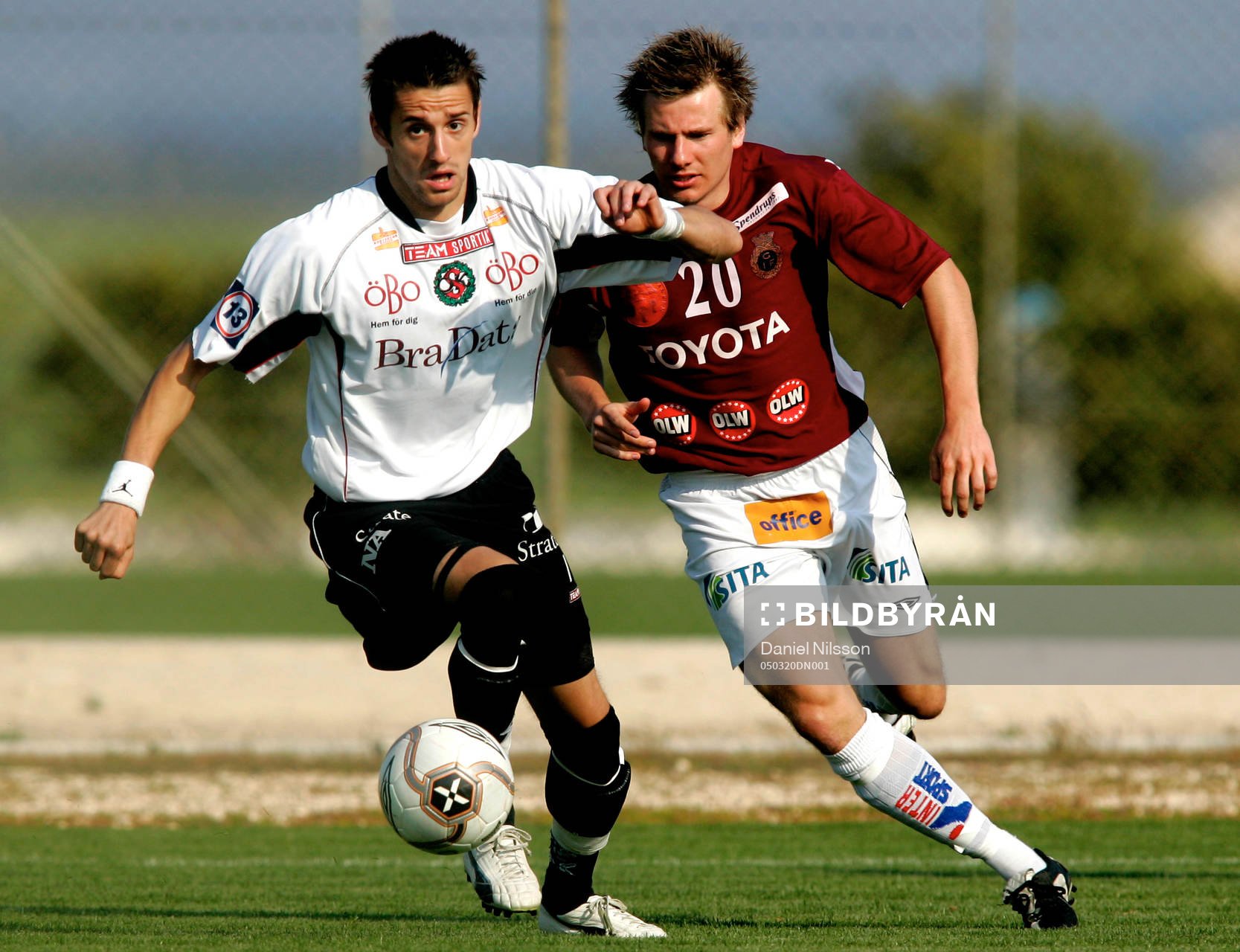 Fotboll, Träningsläger Cypern, Örebro - Gefle. Mirza