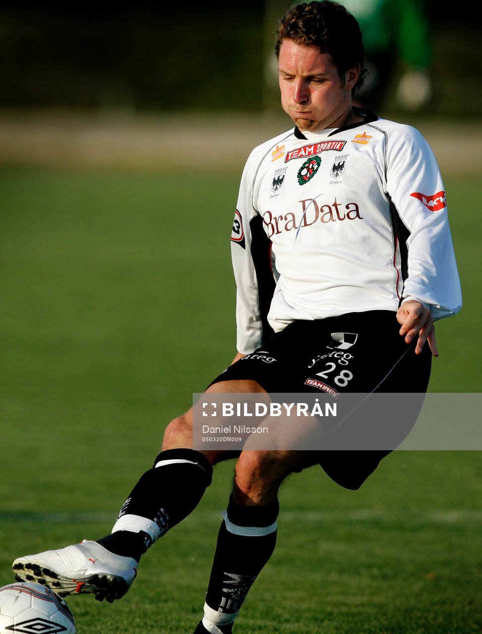 Fotboll, Träningsläger Cypern. Robin Ingvarsson,  Örebro