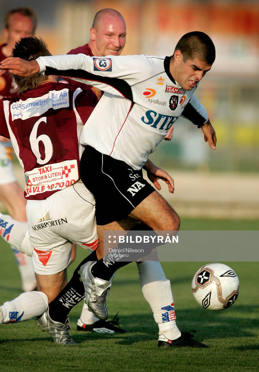 Fotboll, Träningsläger Cypern, Örebro - Gefle. Walter