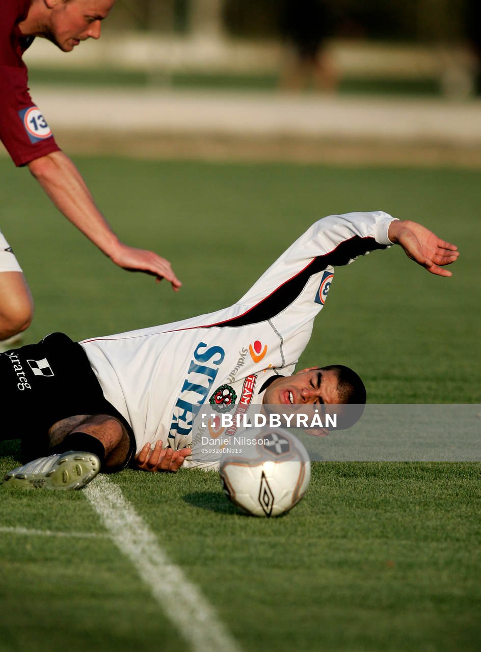 Fotboll, Träningsläger Cypern, Örebro - Gefle. Walter