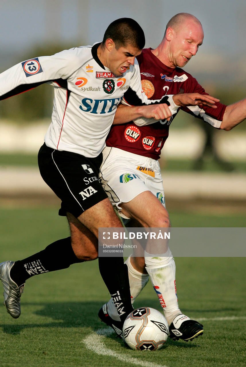 Fotboll, Träningsläger Cypern, Örebro - Gefle. Walter