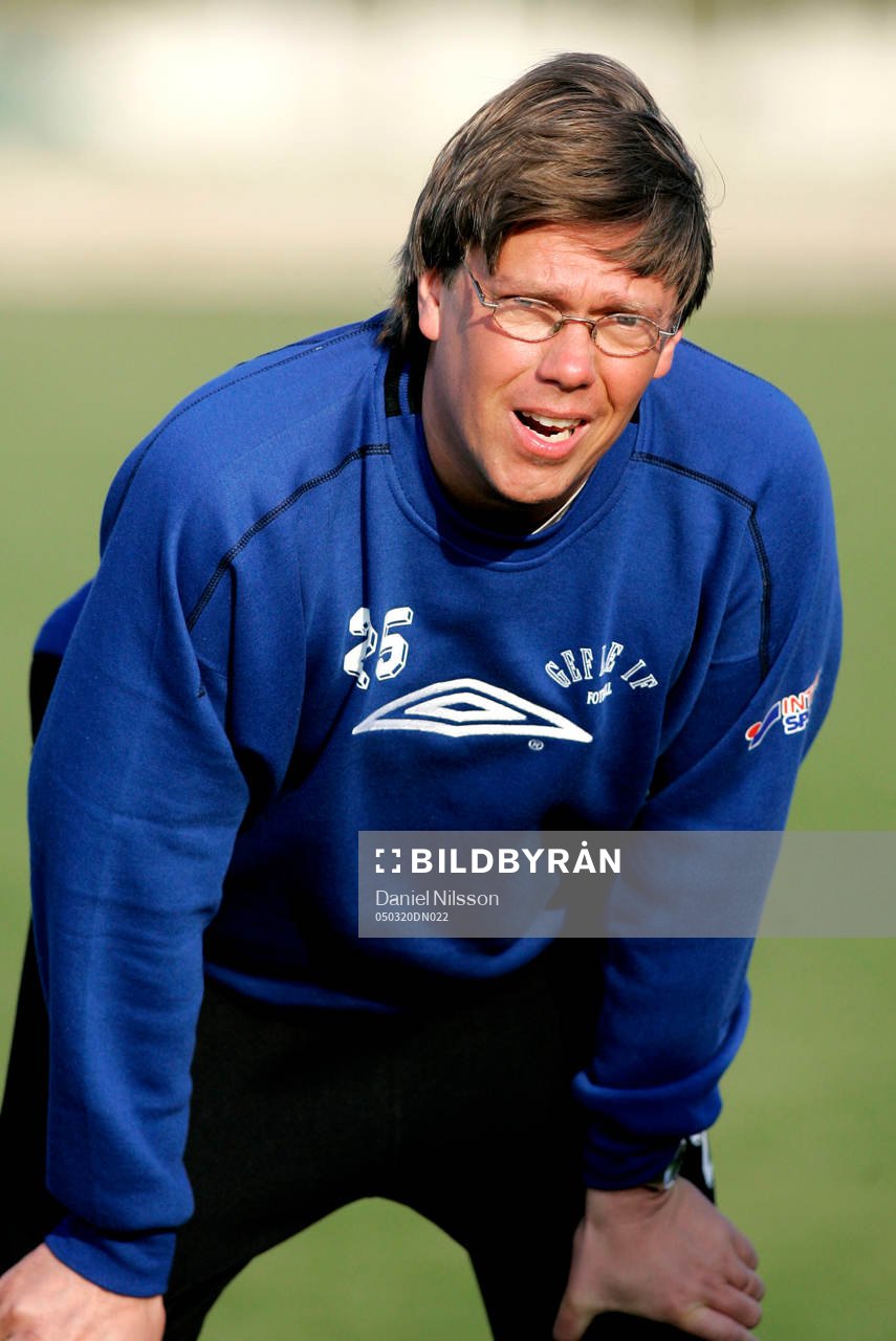 Fotboll, Träningsläger Cypern, Örebro - Gefle. Per