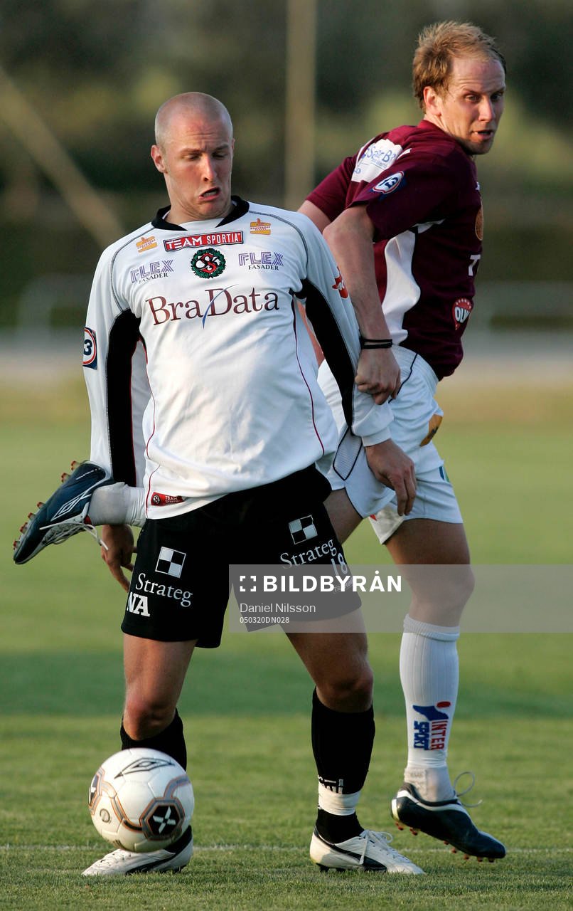 Niklas Klingberg, Örebro, och Mikael Thuresson, Gefle