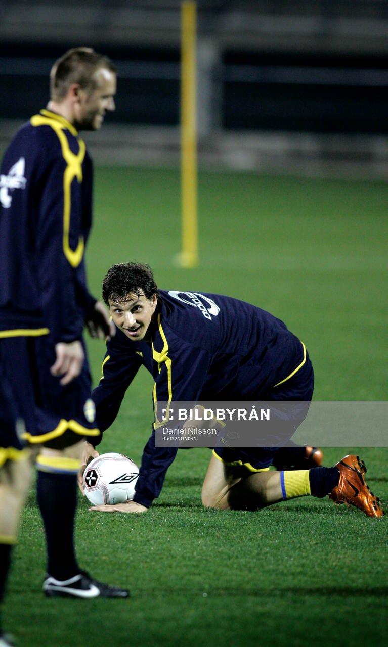 Mattias Jonson och Zlatan Ibrahimovic