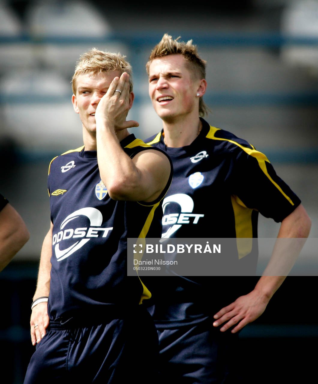 Marcus Allbäck och Markus Rosenberg