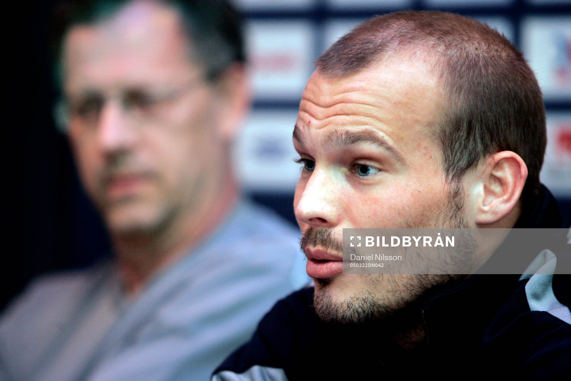 Fredrik Ljungberg och Lars Lagerbäck (förbundskapten)