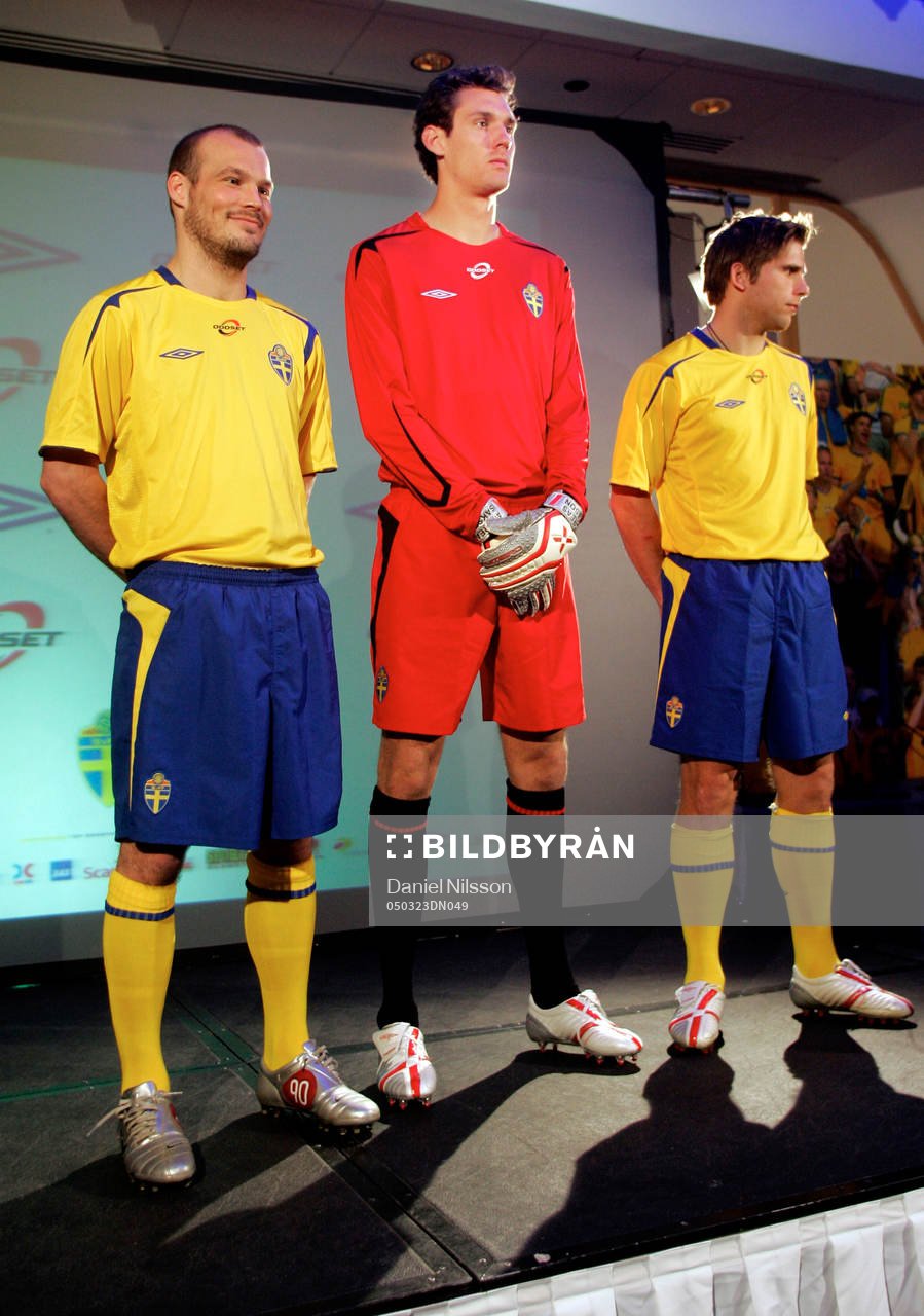 Fredrik Ljungberg, Andreas Isaksson (målvakt) och Anders