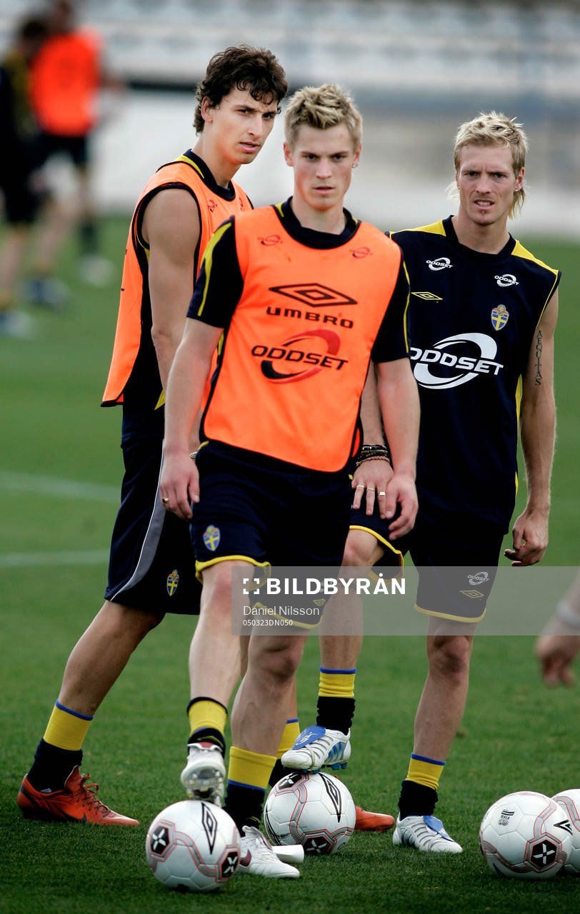 Zlatan Ibrahimovic, Markus Rosenberg och Christian