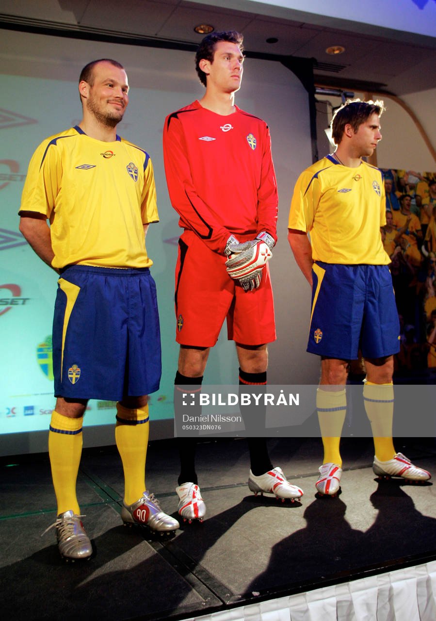 Fredrik Ljungberg, Andreas Isaksson (målvakt) och Anders