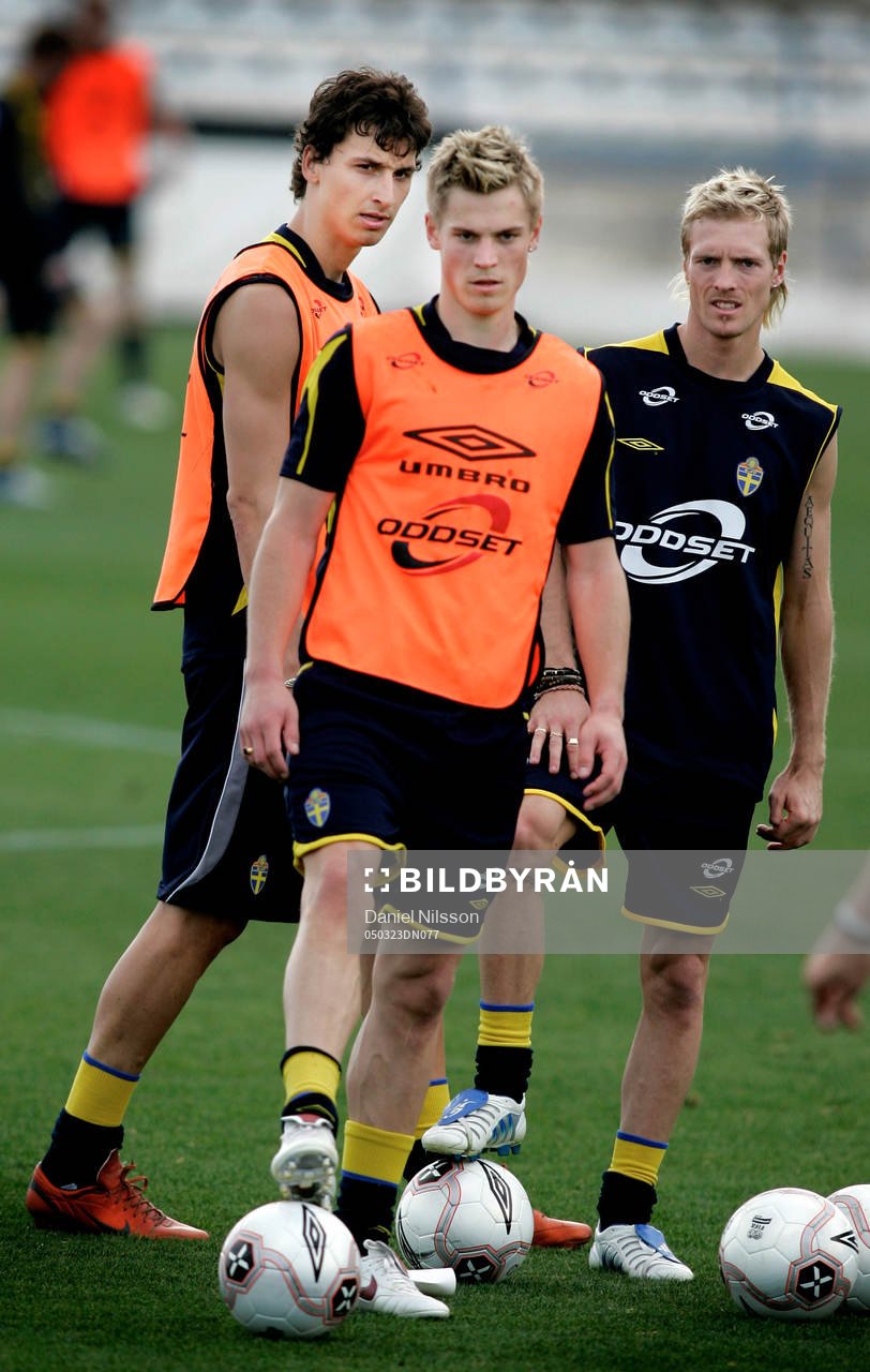 Zlatan Ibrahimovic, Markus Rosenberg och Christian