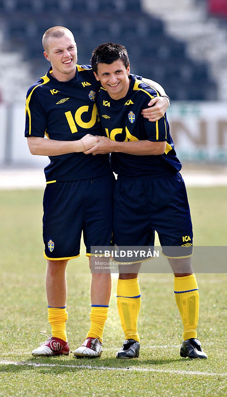 Sebastian Larsson och Eldin Karisik