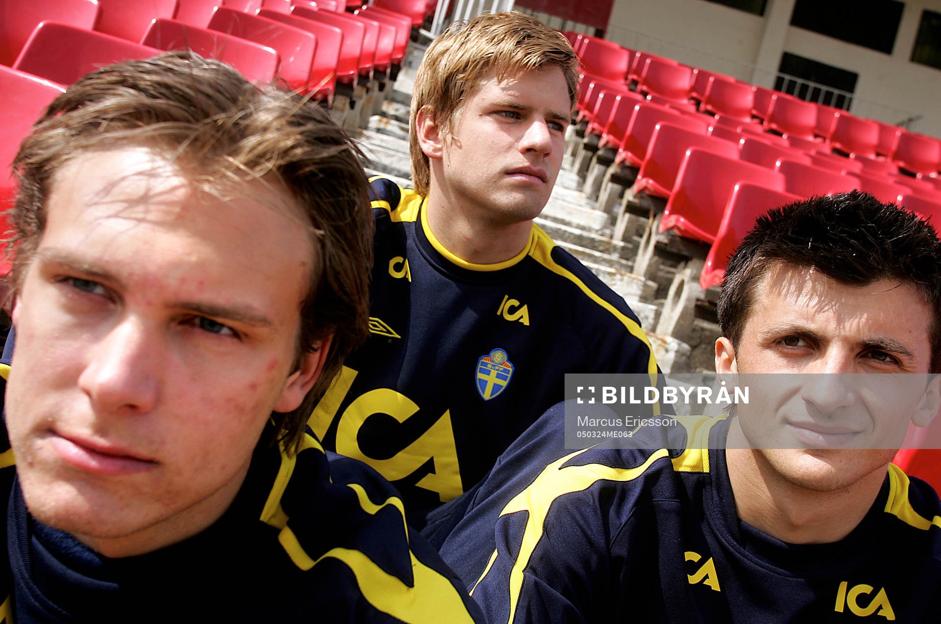 Andreas Grandqvist, Oscar Berglund och Eldin Karisik