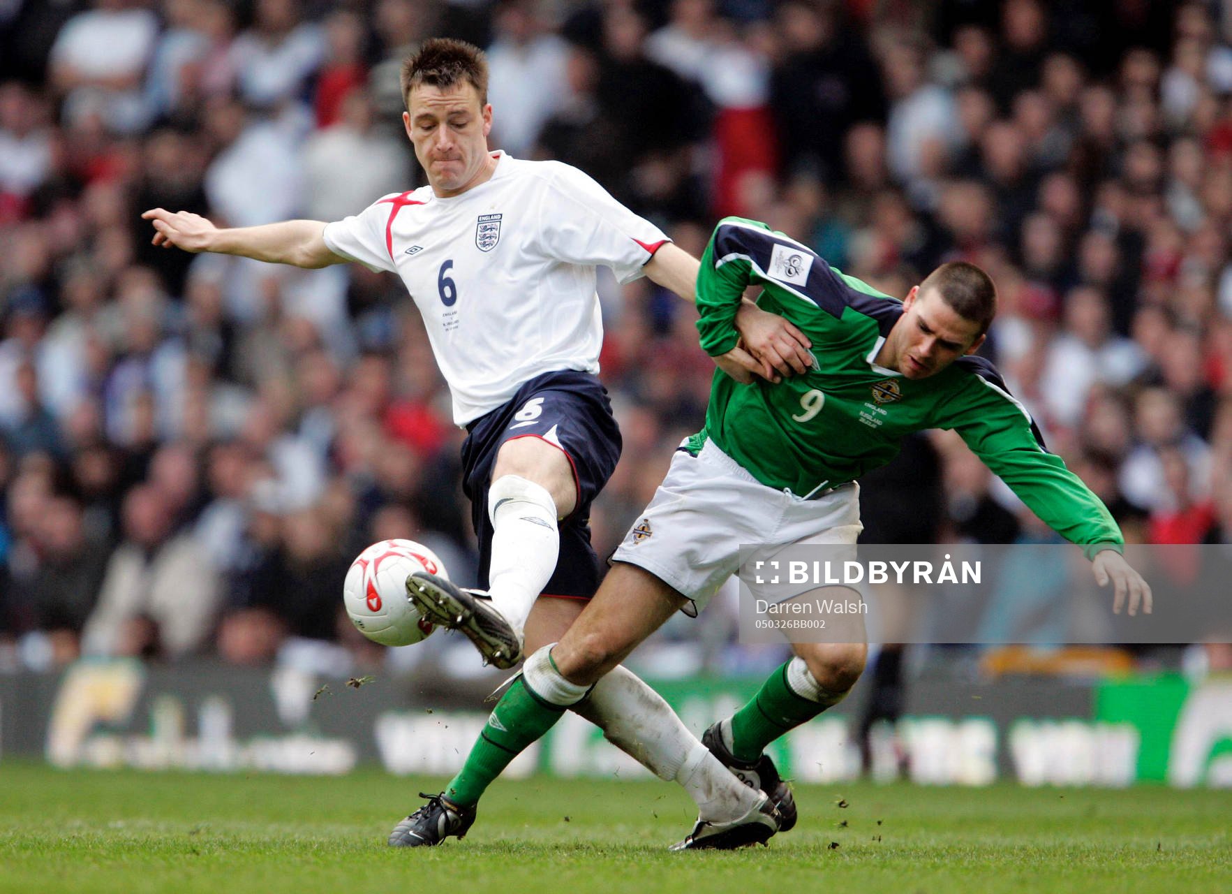 John Terry England och  David Healy Nordirland