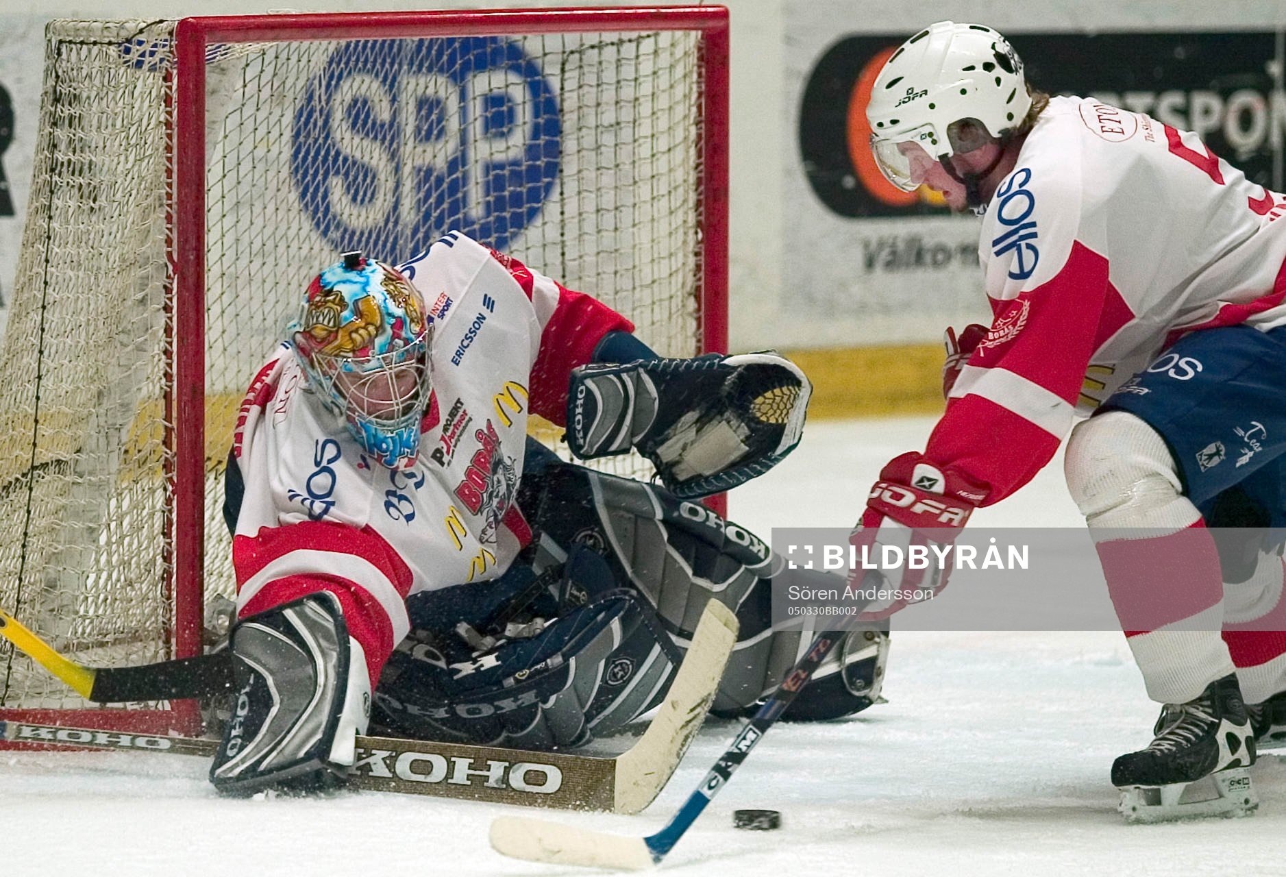 Markus Karlsson och Henrik Tojkander, målvakt, Borås
