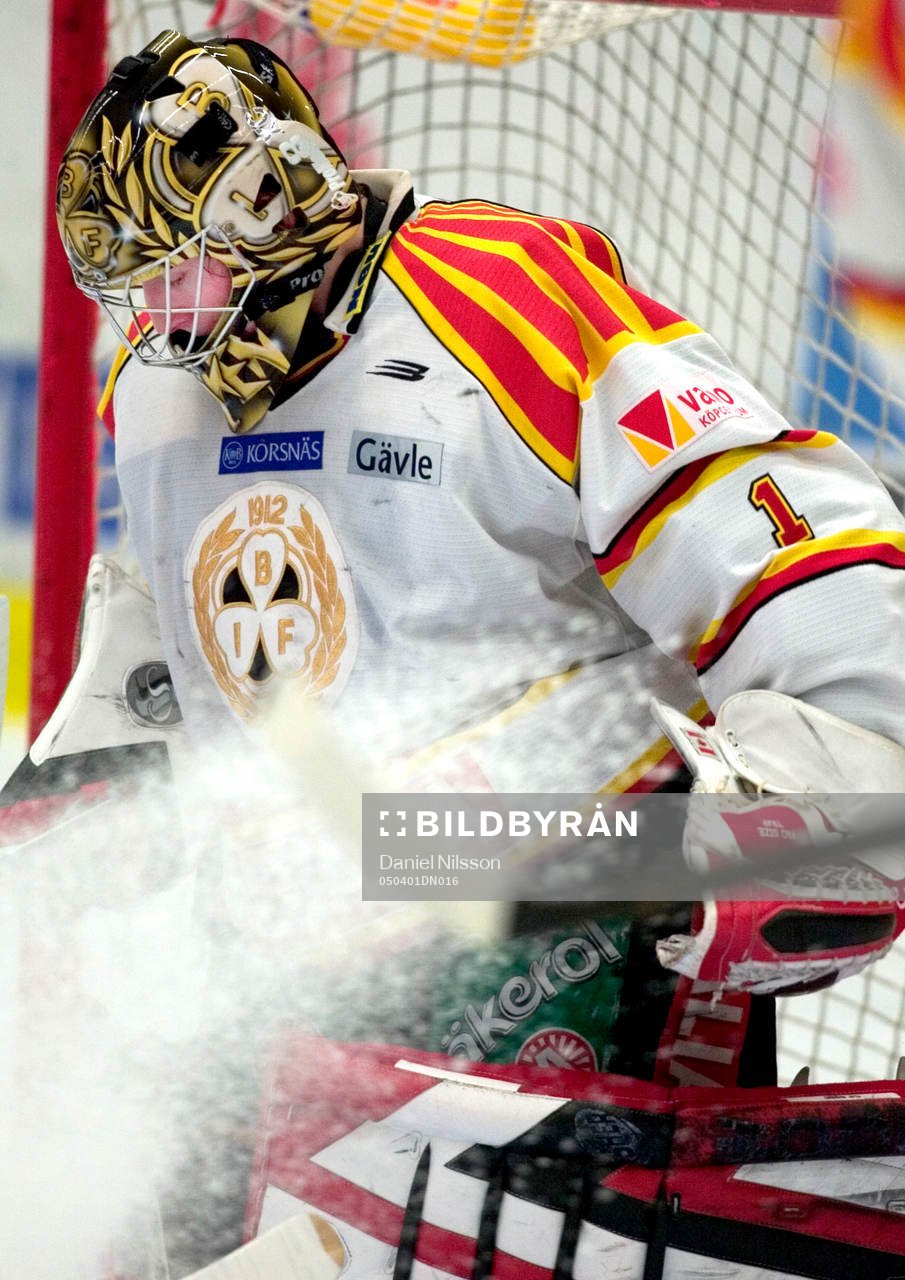 Johan Holmqvist, (målvakt) Brynäs