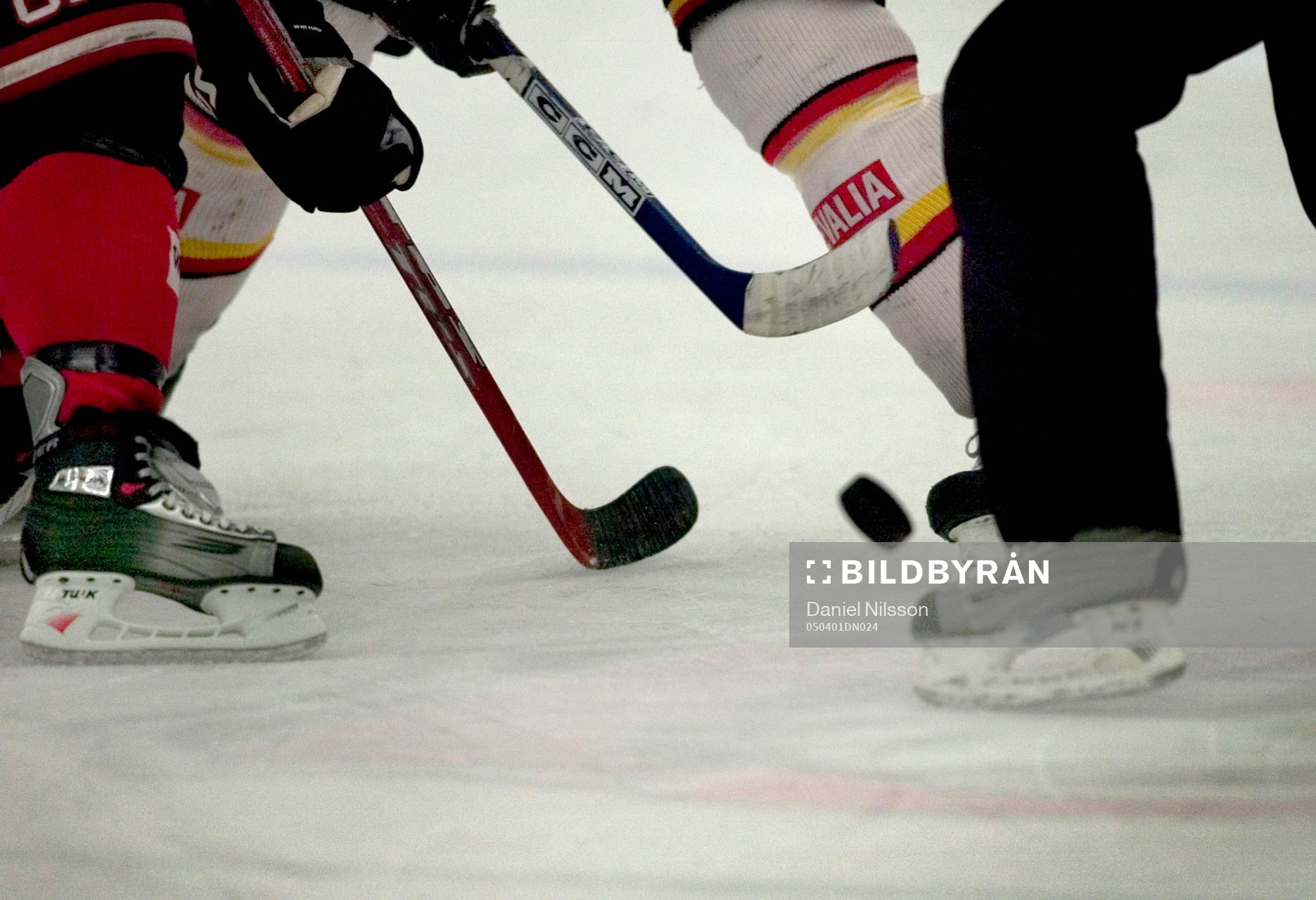 Ishockey, klubba, puck, skridsko, is