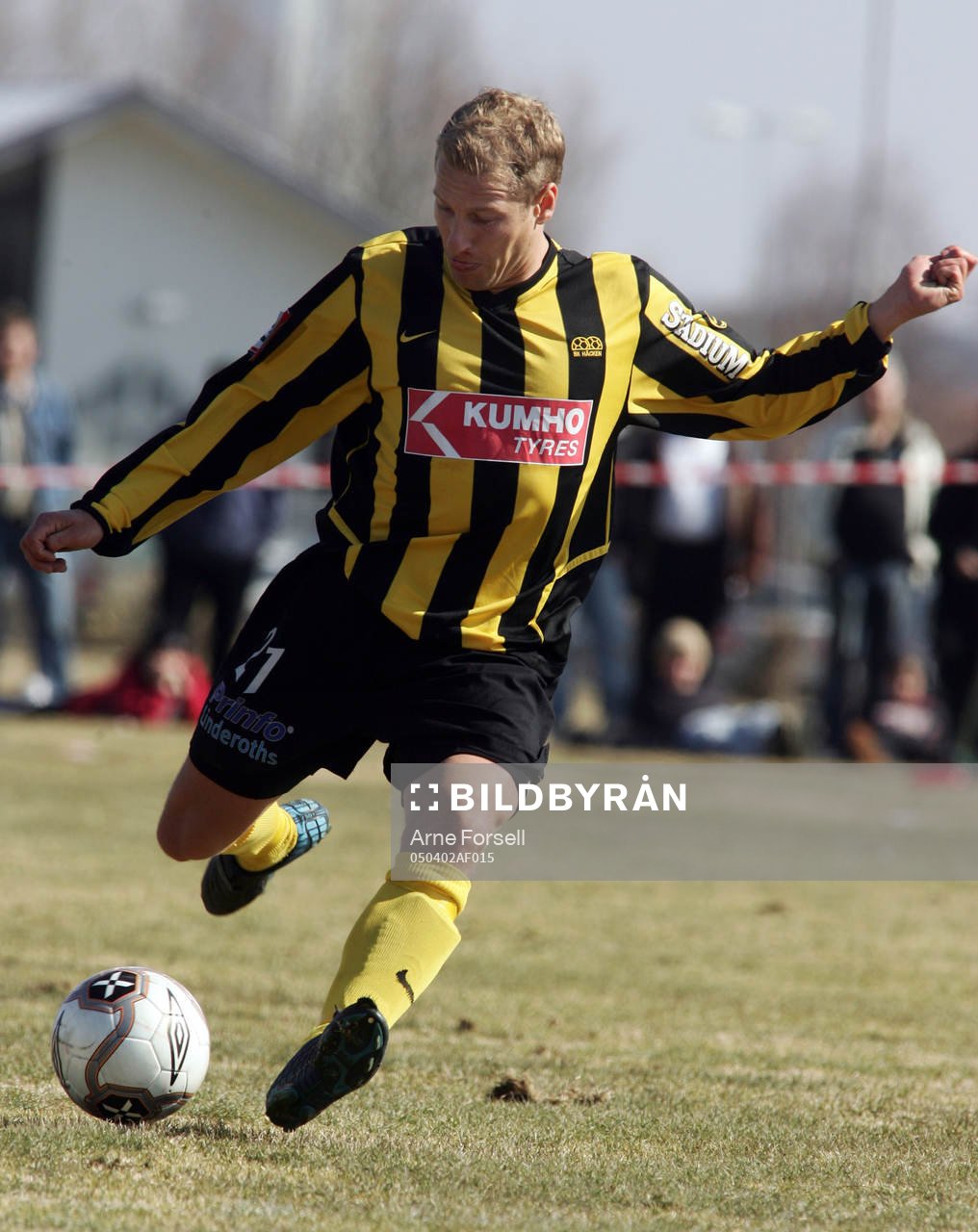 Fotboll, Häcken. Jonas Henriksson