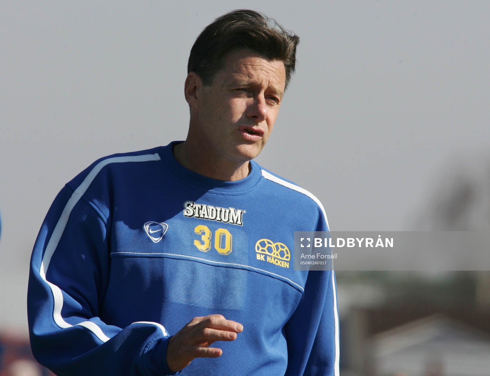 Fotboll, Häcken. Stefan Lundin, tränare