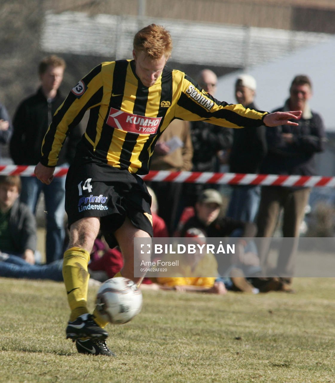 Fotboll, Häcken. Patric Andersson