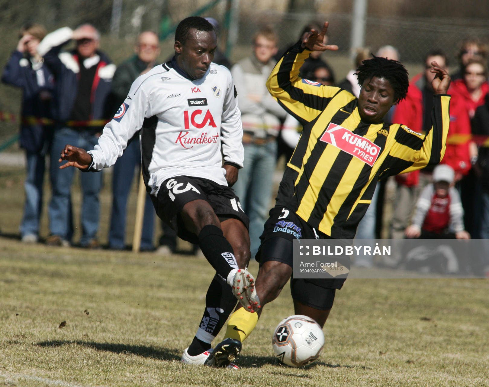 Fotboll Halmstad - Häcken. Yaw Preko, Halmstad. Jimmy