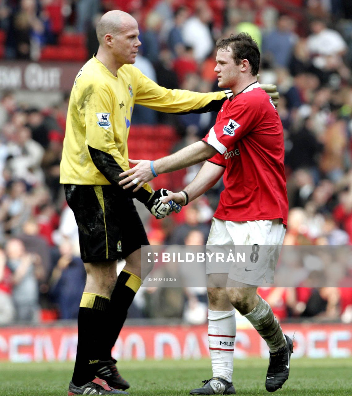 Brad Friedel, Blackburn och Wayne Rooney, Manchester United