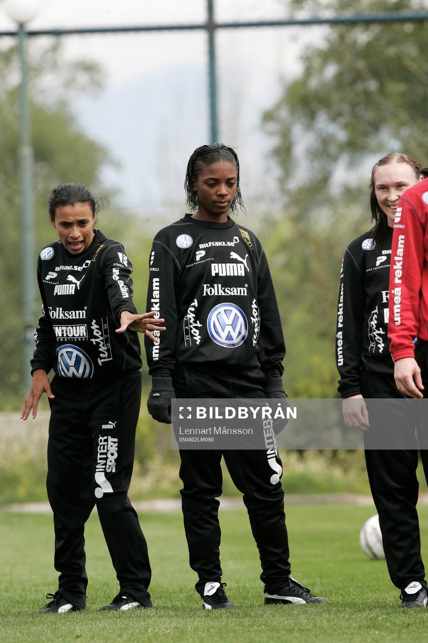 Fotboll, Umeå, dam, träningsläger, träning.  Marta Da