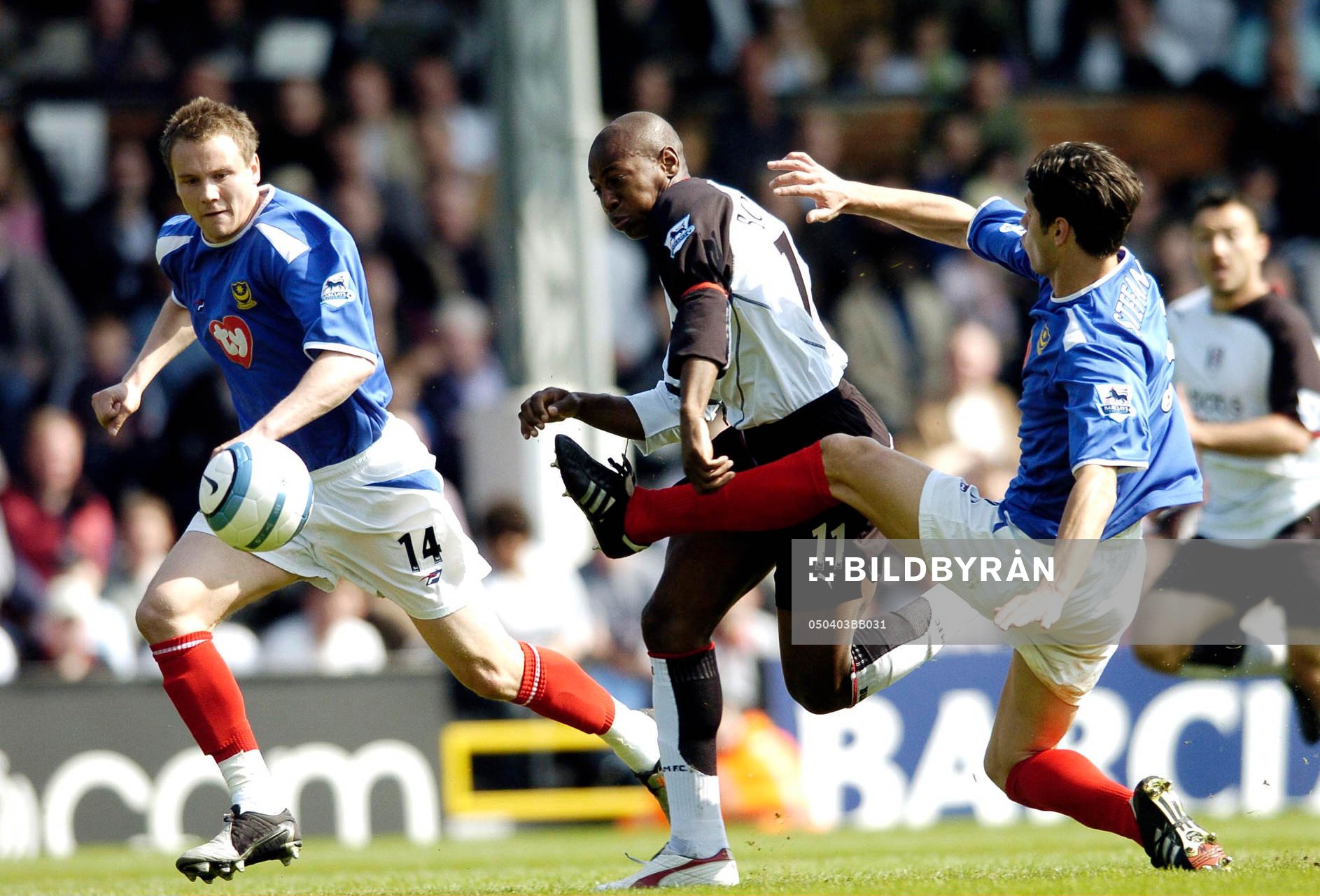 Luis Boa Morte, Fulham och Dejan Stefanovic, Portsmouth i