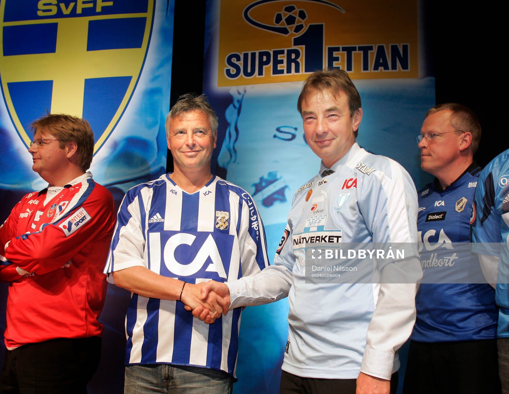 Arne Erlandsen (Göteborg) och Tom Prahl (Malmö) som möts