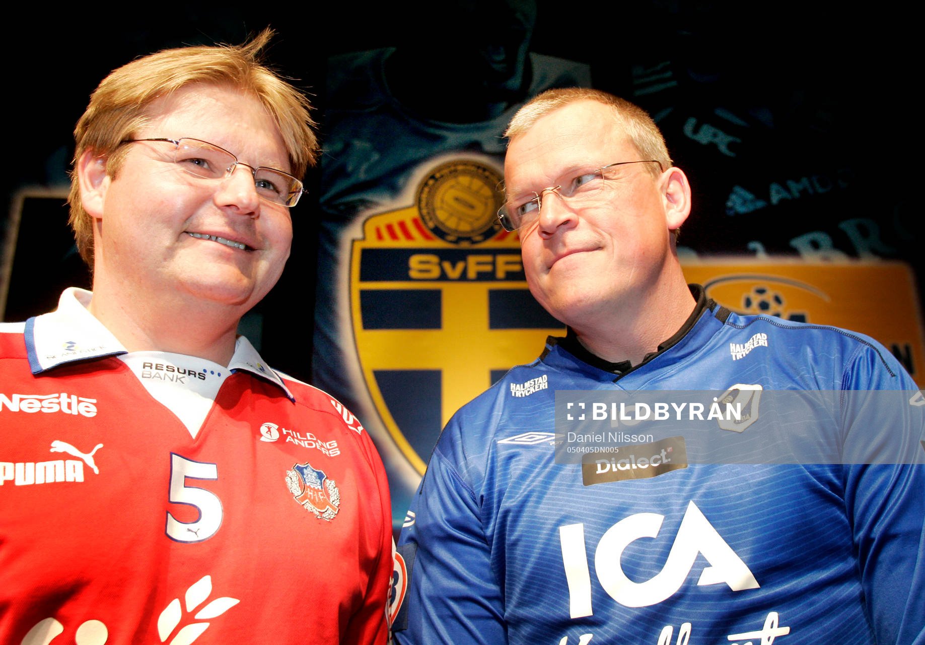 Peter Swärdh (Helsingborg) och Jan Andersson (Halmstad)