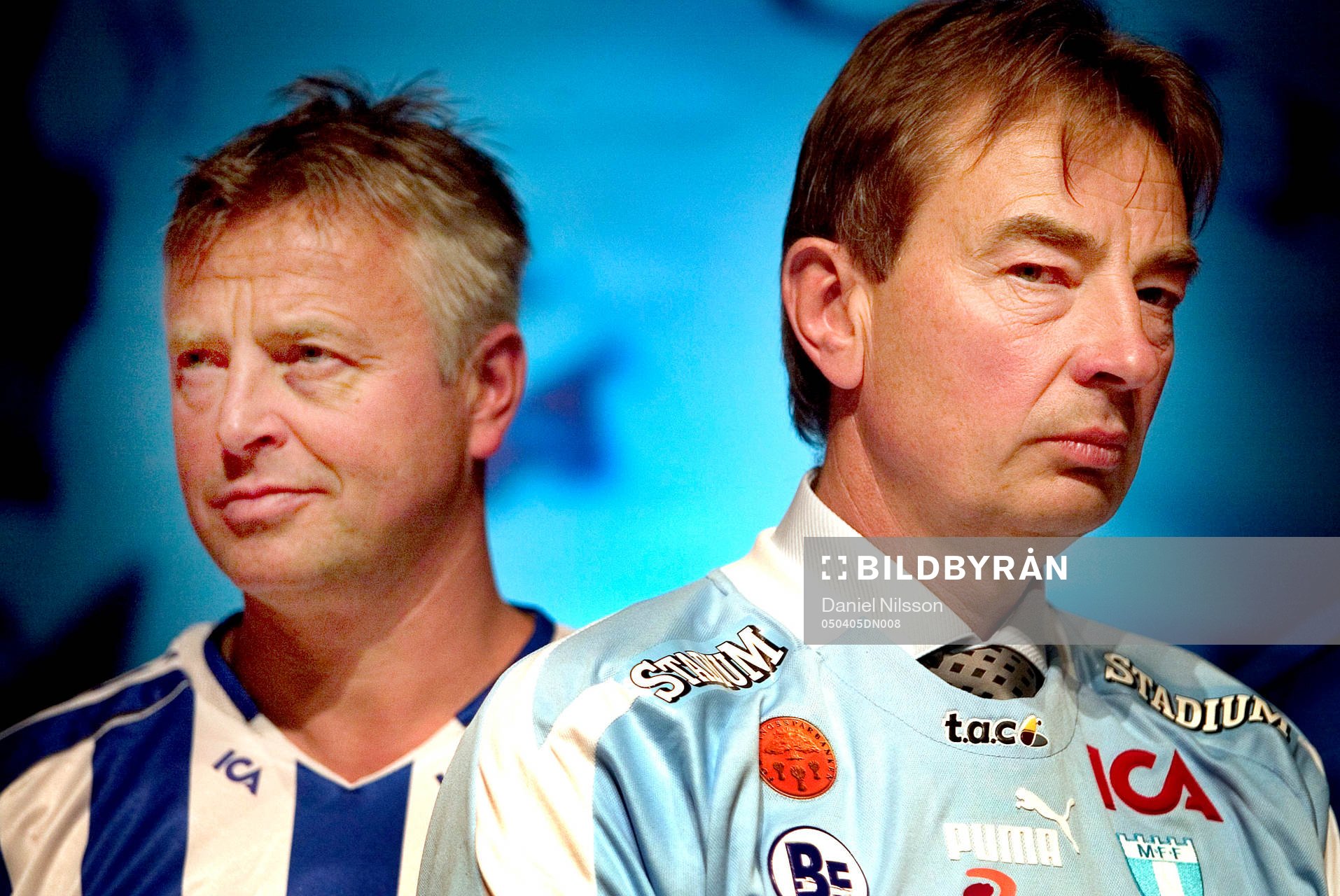 Arne Erlandsen (Göteborg) och Tom Prahl (Malmö) som möts
