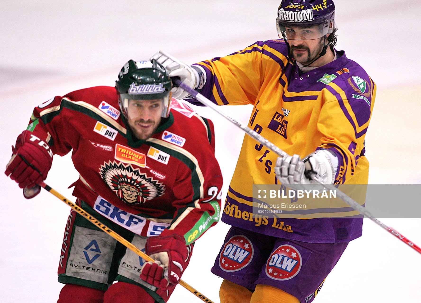Joel Lundqvist och Sheldon Souray