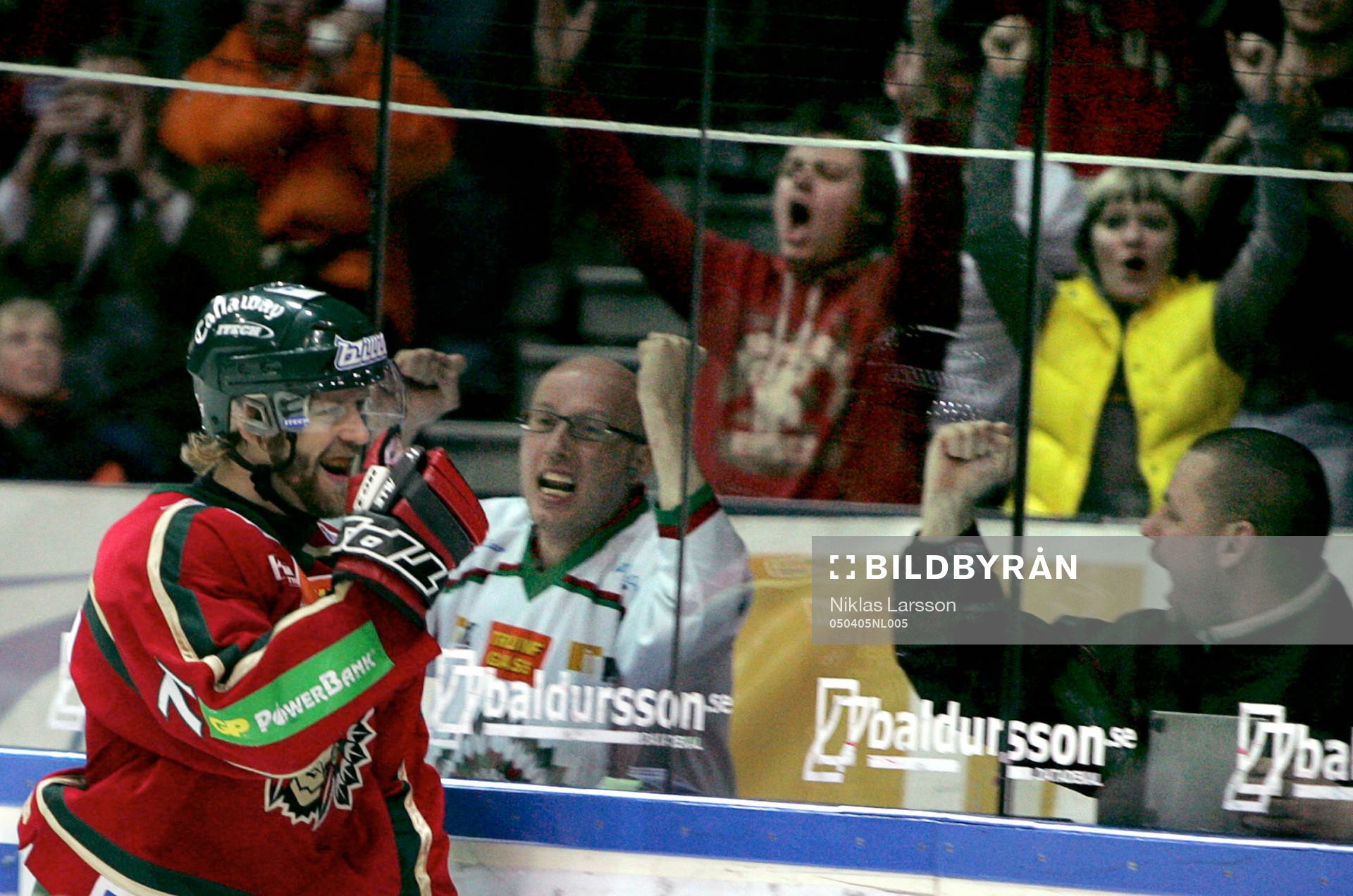 Tomi Kallio, Frölunda jublar ikapp med fansen