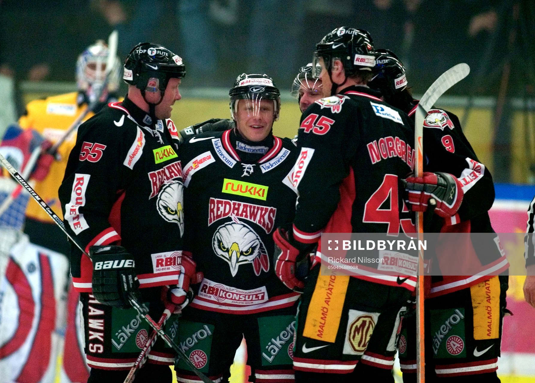 Peter Andersson och Jan Hammar, Malmö, jubel