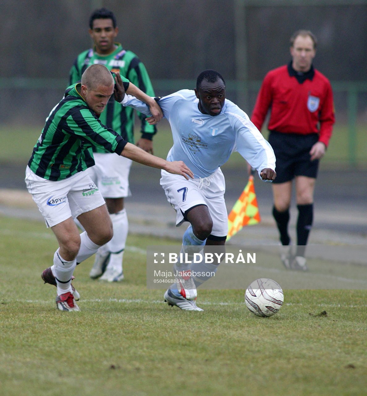  Joseph Elanga, Malmö och Patrik Elmander, Gais.