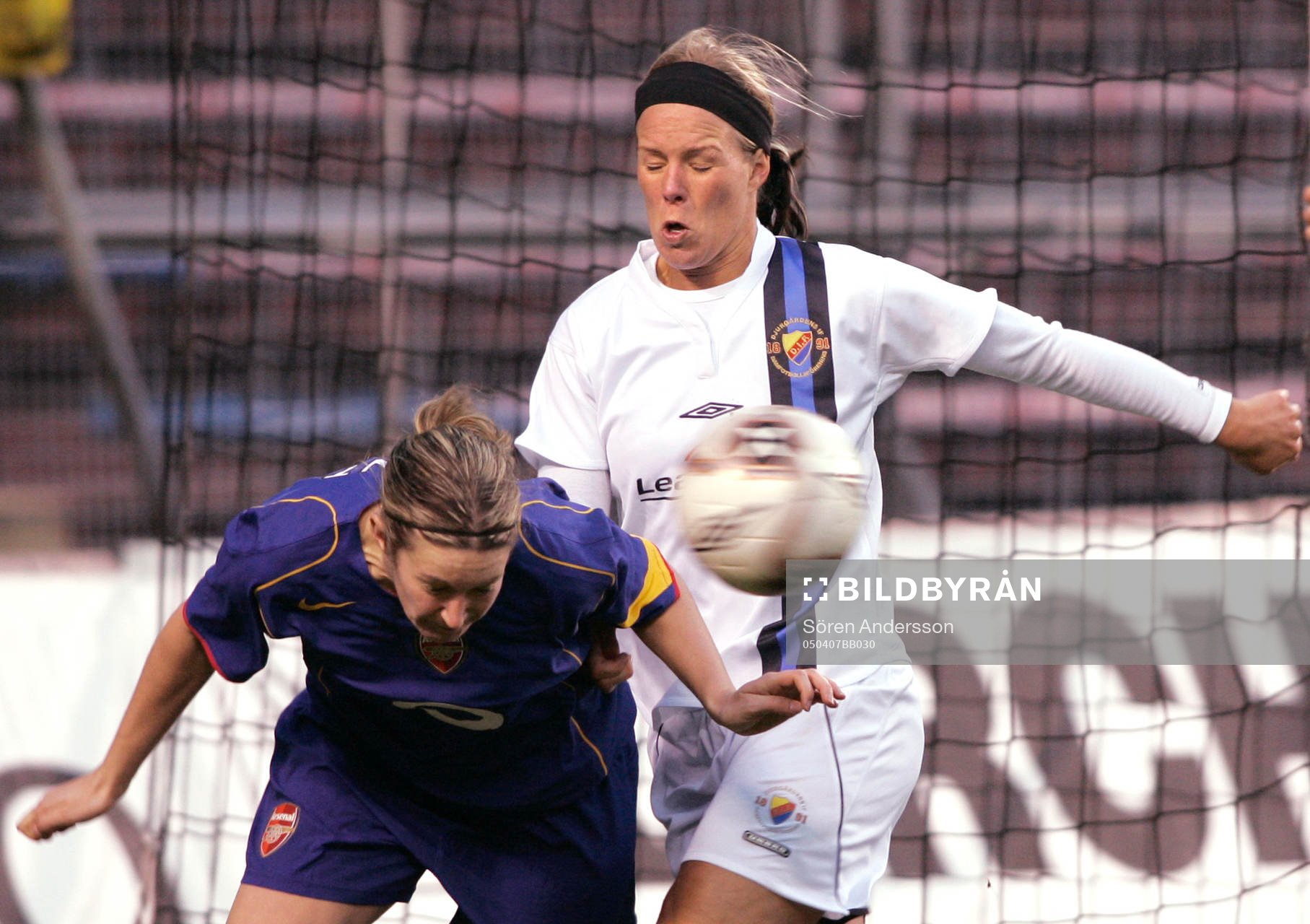 Fotboll, dam, UEFA womens cup, Djurgården/Älvsjö -