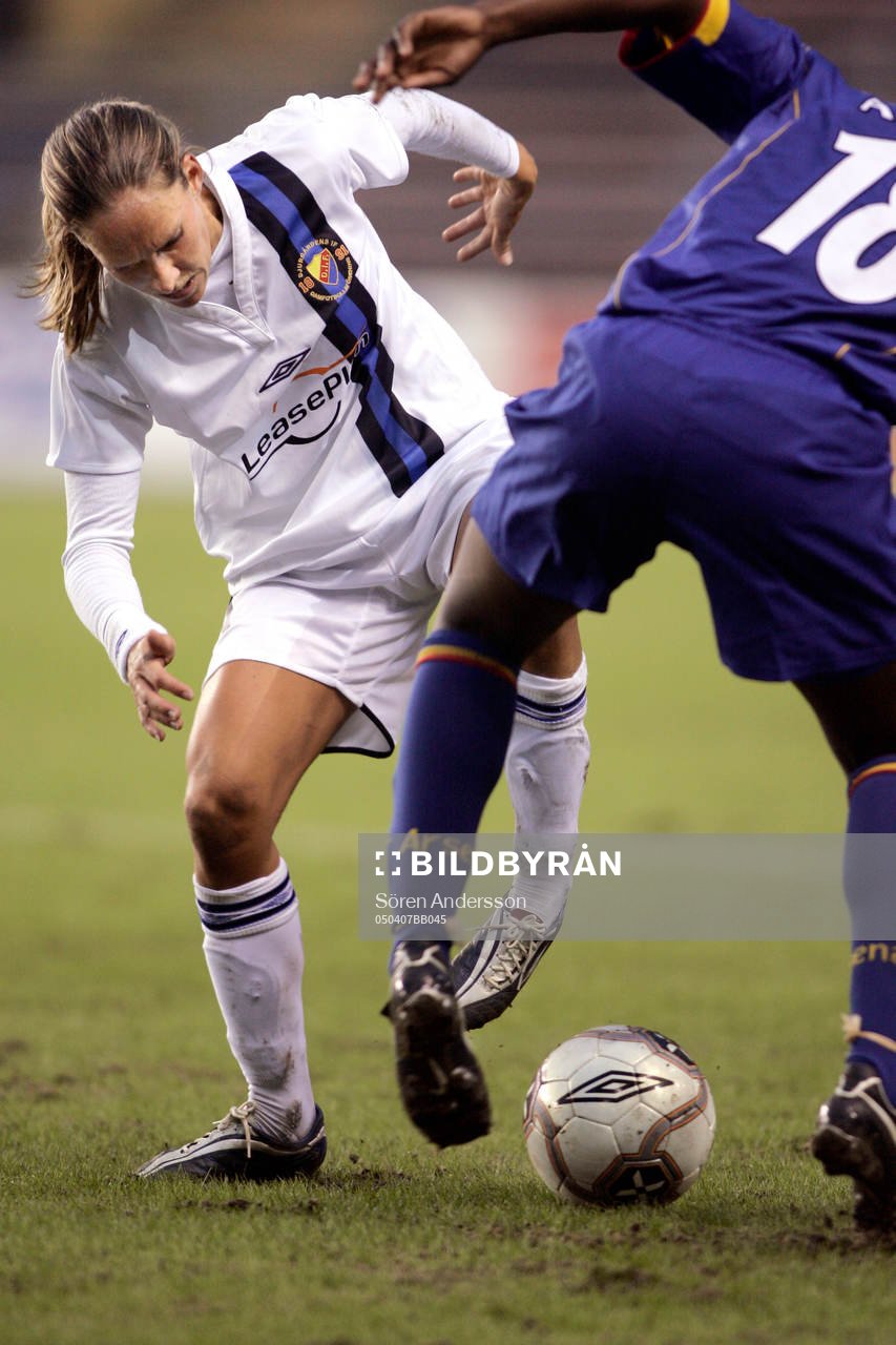 Fotboll, dam, UEFA womens cup, Djurgården/Älvsjö -