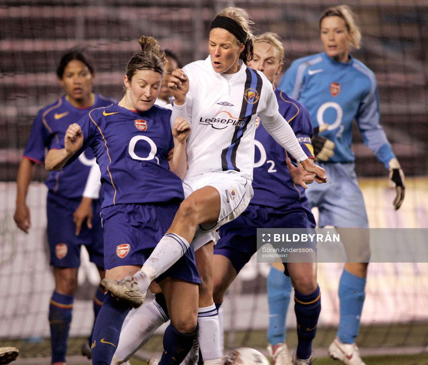 Fotboll, dam, UEFA womens cup, Djurgården/Älvsjö -