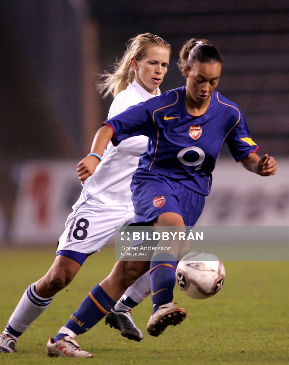 Fotboll, dam, UEFA womens cup, Djurgården/Älvsjö -